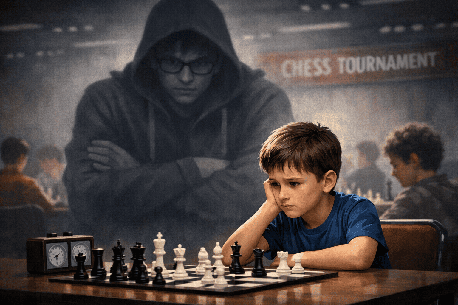 Maç başlamadan kaybeden çocuklar